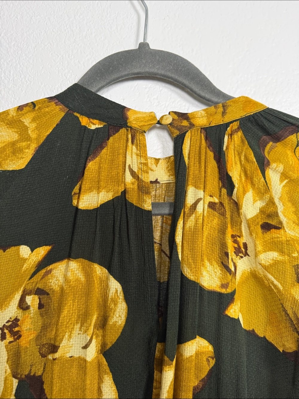 a new day Black Maxi Dress with Yellow Floral Print - Picture 5 of 6